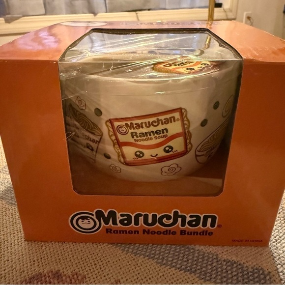 Maruchan Ramen Noodle Bowl Bundle Chopsticks/ Spoon & Chopsticks Holder - Picture 5 of 5